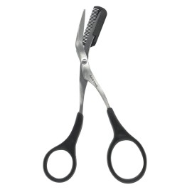 Satin Edge Eyebrow Scissor with Comb, 0.28 Ounce
