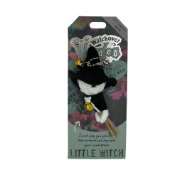 Watchover Voodoo 3-Inch Little Witch Keychain - Handcrafted Gift to Bring Good Luck and Positivity Everywhere You Go