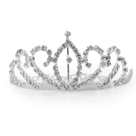 Mini 2.56 inchs Rhinestone Tiara Comb Crown for Girls Wedding Bride Prom Birthday Pegeant Prinecess Party Mini 2.56 inchs Rhinestone Tiara Comb Crown for Girls Wedding Bride Prom Birthday Pegeant Prinecess Party