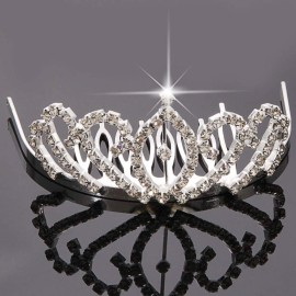 Mini 2.56 inchs Rhinestone Tiara Comb Crown for Girls Wedding Bride Prom Birthday Pegeant Prinecess Party Mini 2.56 inchs Rhinestone Tiara Comb Crown for Girls Wedding Bride Prom Birthday Pegeant Prinecess Party