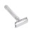 Edwin Jagger Double Edge Safety Razor With Long Handle (Blue) (Chrome Laser 3D Diamond)