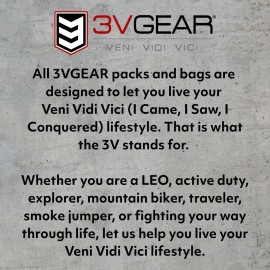 3VGEAR Tech Accessory Pouch - Rugged 600D PVC-Backed Polyester MOLLE Phone Holder with 2 Micro-Fleece Lined Pockets - Lightweight and Quick Access MOLLE Pouch - Black