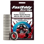 FastEddy Bearings 6x12x4 Rubber Sealed Bearing MR126-2RS (10 Units)