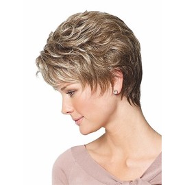 hairuwear Eva Gabor Acclaim Short Layered Petite Size Comfort Cap Wig, Burnished Snow hairuwear Eva Gabor Acclaim Short Layered Petite Size Comfort Cap Wig, Burnished Snow