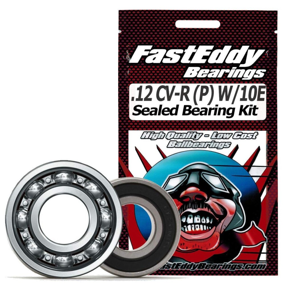 FastEddy Bearings Compatible with OS .12 CV-R (P) W/10E Sealed Bearing Kit