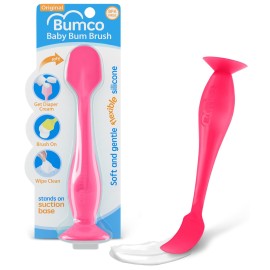Bumco Diaper Cream Spatula - BPA-Free Diaper Bag Essentials, Soft Butt Spatula Baby, Mom-Invented Butt Paste Spatula, Bumco Diaper Cream Spatula, Flexible Diaper Cream Applicator, Bumco Baby Bum Brush