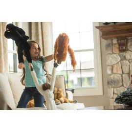 Wild Republic White Handed Gibbon Plush, Monkey Stuffed Animal, Plush Toy, Gifts for Kids, Hanging 20 Inches