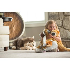 Wild Republic White Handed Gibbon Plush, Monkey Stuffed Animal, Plush Toy, Gifts for Kids, Hanging 20 Inches