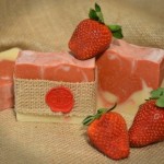 Strawberries & Champagne Handcrafted Goat Milk Soap