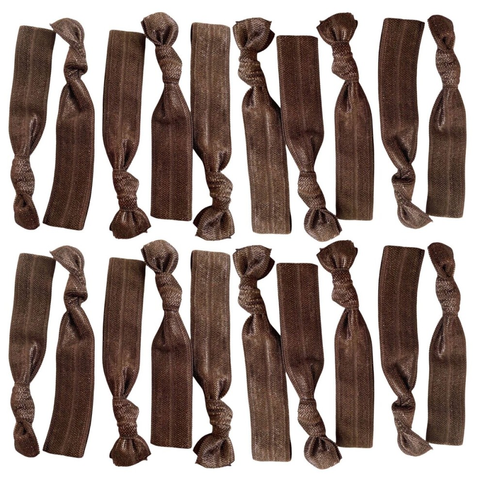 Kenz Laurenz Hair Ties - No Crease Ponytail Holders BROWN (Available in Lots of Pack Quantities) Ouchless Elastic Styling Accessories Pony Tail Holder Ribbon Bands - (20 Pack) Kenz Laurenz Hair Ties - No Crease Ponytail Holders BROWN (Available in Lots of Pack Quantities) Ouchless Elastic Styling Accessories Pony Tail Holder Ribbon Bands - (20 Pack)