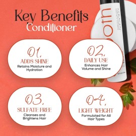 KERAGEN - Smoothing Conditioner with Keratin and Collagen for All Hair Types, Sulfate Free, 10 Oz - Moisturizes, Strengthens, Protects Color and Repair - Panthenol, Vitamins, and Jojoba Oil