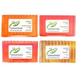 tamarinda Glycerin Soap - 4 Bar Tropical Fruit Collection
