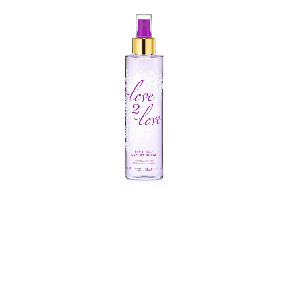 Love2Love Petals Fragrance Mist Eau de Toilette Spray, Freezia/Violet, 8 Fluid Ounce
