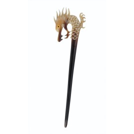 Buffalo Horn Dragon Hair Stick for Women Long Hair Hair Sticks Hair Fork for Buns