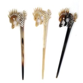 Buffalo Horn Dragon Hair Stick for Women Long Hair Hair Sticks Hair Fork for Buns