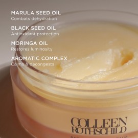 COLLEEN ROTHSCHILD Radiant Cleansing Balm | Deeply Cleanses, Soothes, Removes Makeup & Impurities | Restores Luminosity | Calms & Decongests | Combats Dehydration (3.3 fl oz)