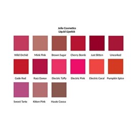 Jolie Liquid Lipstick - Luxurious, Creamy Lipstick W/Wand Applicator (Wild Orchid)