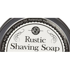 WSP Luxury Rustic Shaving Soap (Mahogany) Artisan Made in America Using Vegan Natural Ingredients