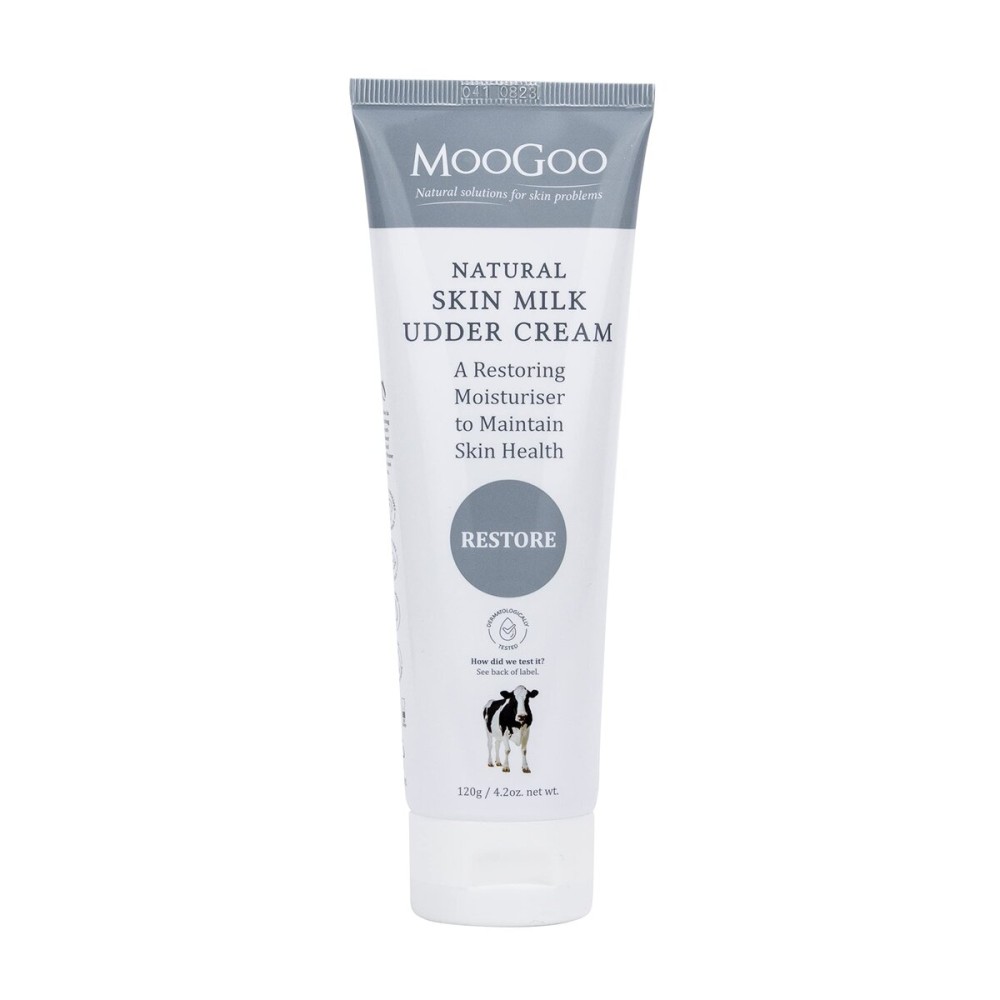 MooGoo Natural Skin Milk Udder Cream - Lightweight Face & Body Moisturizer for Sensitive, Irritated, Dry or Itchy Skin, For All Ages Including Children, 120g MooGoo Natural Skin Milk Udder Cream - Lightweight Face & Body Moisturizer for Sensitive, Irritated, Dry or Itchy Skin, For All Ages Including Children, 120g