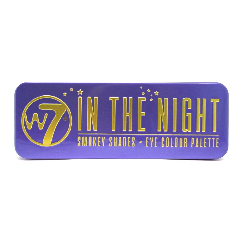 W7 - In The Night Smokey Shades - Eye Colour Palette 12 in 1 Eyeshadow Palette