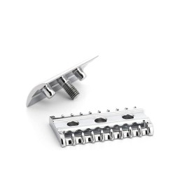 MHLE R41 TWIST Safety Shaving Razor - Open Comb Design for Wet Shaving