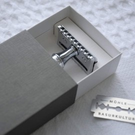 MHLE R41 TWIST Safety Shaving Razor - Open Comb Design for Wet Shaving