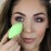 Beauty Junkees Makeup Sponge Blender - Green Oval Foundation Makeup Blender Sponge, Liquid Cream Powder Contour Blending Sponges, Make Up Applicator Cosmetic Blenders, Wet Dry Beauty Sponge Latex Free