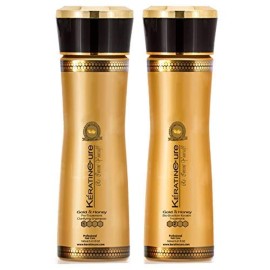 Keratin Cure Gold & Honey Bio-Brazilian Hair Treatment- 1 and 2 Touch Up 2 Time Safe Repair & Straight 2 piece kit 160ml / 5.41 fl oz Keratin Cure Gold & Honey Bio-Brazilian Hair Treatment- 1 and 2 Touch Up 2 Time Safe Repair & Straight 2 piece kit 160ml / 5.41 fl oz