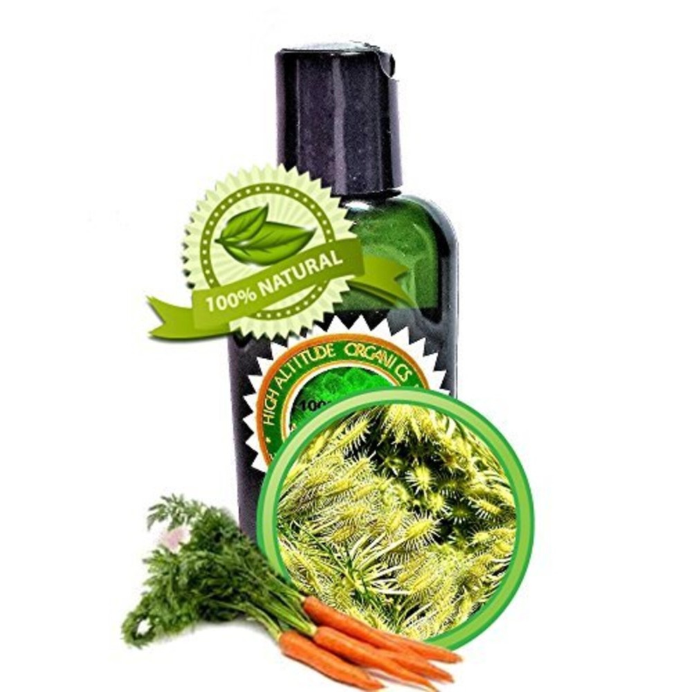HIGH ALTITUDE NATURALS Carrot Seed Oil - Virgin,Cold-pressed - Skin Nourishing, Anti-aging, Skin Carotenoids - 2 fl oz