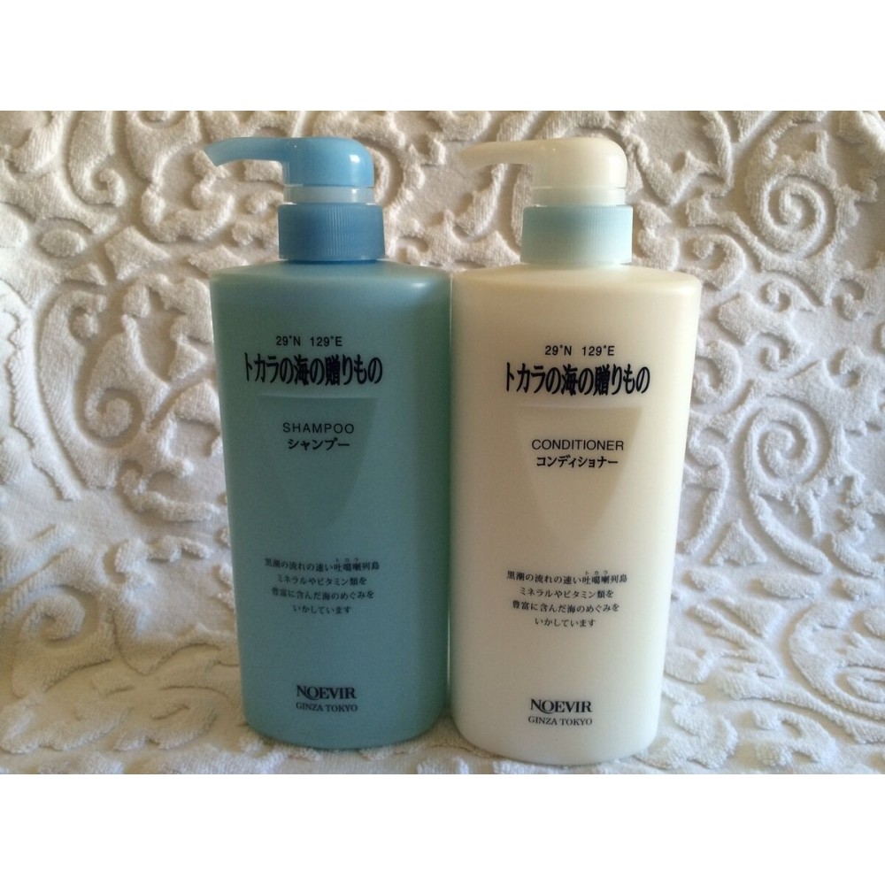 Noevir Tokara Sea Mineral Shampoo & Noevir Tokara Sea Mineral Conditioner 700ml/23.6oz
