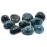 CrystalAge 5 Pack Apatite Tumble Stones (20-25mm), Blue Apatite, Loose-Cut Gemstones