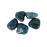 CrystalAge 5 Pack Apatite Tumble Stones (20-25mm), Blue Apatite, Loose-Cut Gemstones