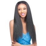Outre ANNIE 4 (Medium Brown) - QUICK WEAVE SYNTHETIC HAIR HALF WIG LONG YAKY STRAIGHT