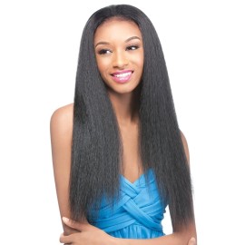Outre ANNIE 4 (Medium Brown) - QUICK WEAVE SYNTHETIC HAIR HALF WIG LONG YAKY STRAIGHT