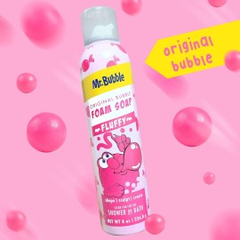 Mr. Bubble Twin Pack Foam Soap - Sculpt and Draw in the Tub; Soft, Moldable, Gentle, Scented Foam (Pack of 2, 8 fl oz Each)
