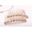 Letshopping High-grade Alloy Diamond Tiara Comb Hair Accessories Hair Fork(2pc) Rose gold