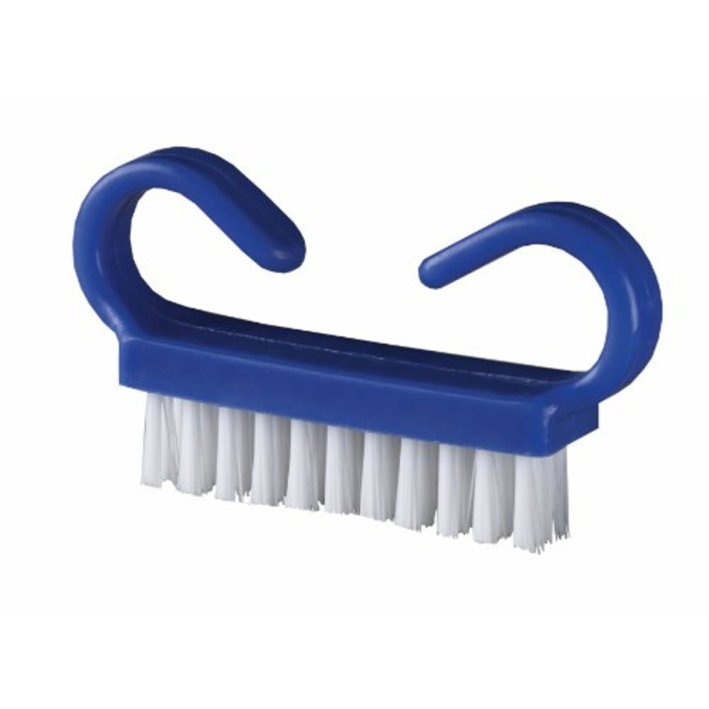 Medline Nail Brush with Nylon Bristles, 33-Tuft, Blue, Perfect for Deep Cleaning and Scrubbing, Pack of 1