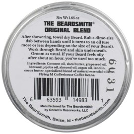 THE BEARDSMITH Beard Grease Original Blend, 1.65 OZ