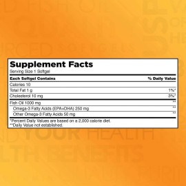 Omega-3 Fish Oil Concentrate 1,000 Mg., 400 Softgels Omega-3 Fish Oil Concentrate 1,000 Mg., 400 Softgels