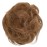 CAISHA 100% HUMAN HAIR Scrunchie Hair Piece Updo Braid Hair Scrunchy Messy Bun Copper Brown H312c