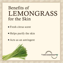 Sugar Scrub USDA Organic and Vegan, Lemongrass Body Scrub with Shea Butter, Refreshing, Gentle Exfoliant, Great for Rough, Dry Skin, Feet and Elbows, Coconut Oil and Avocado Oil, 8oz