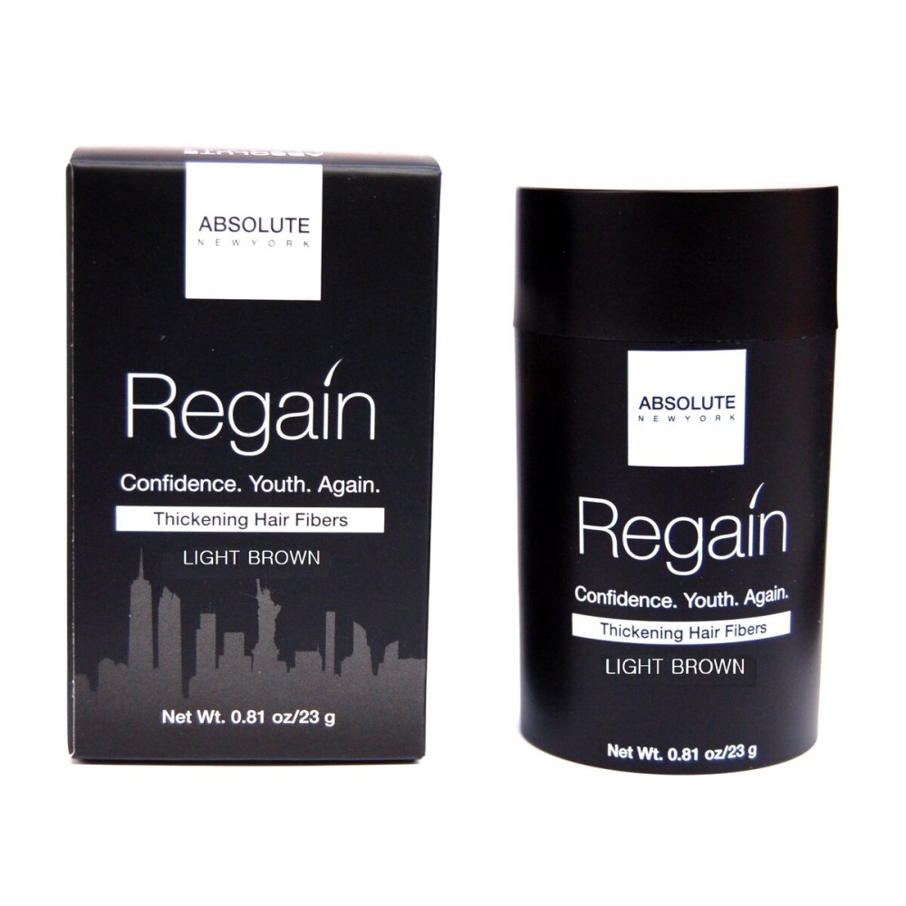 Regain Hair Fibers by Absolute 0.81oz / 23g (Light Brown) Regain Hair Fibers by Absolute 0.81oz / 23g (Light Brown)