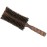 Ibiza Hair Boar Bristle Round Brush (H6-80mm) | Hybrid Boar/Nylon Bristles with Hardwood Handle | Ideal for Irregular Curls or Straight Looks | Adds Texture & Shine for Coarse or Frizzy Hair