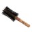 Ibiza Hair Boar Bristle Concave Barrel Brush (RLX5-80mm) | Reinforced Swirled Bristles with Cork Handle | Contours to the Head Shape to Create Shiny Hair | Ideal for All Hair Types | Heat Resistant