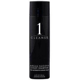 Jon Renau Argan Smooth Luxury Shampoo for Human Hair, 8.5 Ounce