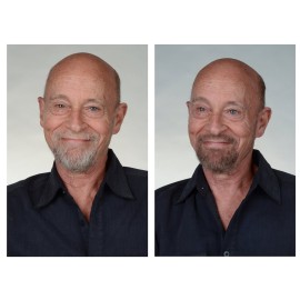 The Younger Looking Beard (Dark Brown) Beard and Mustache Darkener. Non Allergenic. 1 Minute Brush On