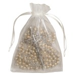 CB Catholic Creed-Ladder Lasso Wedding Rosary, 42-Inch, Clear