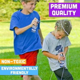 Giggle String 2-Pack 3 oz. Stretchy Party String, Bright Colored Celebration Streamers, Non-Toxic, Party Favor for Kids and Adults, Shoots Over 15 Feet!