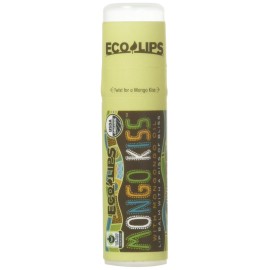 ECO LIPS Organic Mongo Kiss Unflavored Lip Balm, 0.25 OZ ECO LIPS Organic Mongo Kiss Unflavored Lip Balm, 0.25 OZ