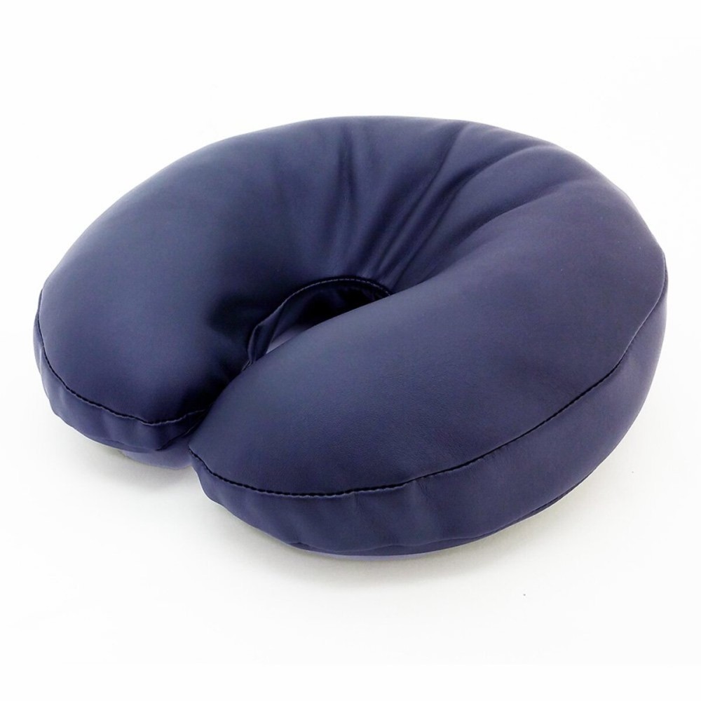 Royal Massage Deluxe Memory Foam Face Cradle Cushion - Universal Head Cushion Pillow for Massage Therapy with Velcro (Navy Blue)